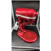 Image 3 : RED KITCHENAID LIFT BOWL STAND MIXER 575W WORKING NOISY NO BOWL