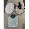 Image 1 : BRONDELL TOILET SEAT, ELISON DIGITAL SCALE AND SURE SPARK ELECTRIC IGNITION SYSTEM