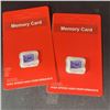 Image 1 : 2 NEW HIGH-SPEED MICRO SD CARDS, PRO MAX SERIES 512MB