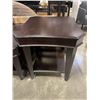 Image 2 : 3PC DARK FINISH COFFEE TABLE SET