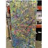 Image 1 : FLORAL OIL ON CANVAS