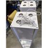 Image 2 : 2 WHITE FLOOR DISPLAY LAMPS