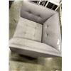 Image 2 : MODERN GREY TUB CHAIR, AS NEW