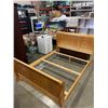 Image 1 : DOUBLE SIZE  PINE SLEIGH BED FRAME