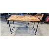 Image 1 : BROWN WOOD LOOK DESK UNIT