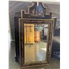 Image 1 : EASTERN GOLD AND BLACK WALL MIRROR, 37 INCH WIDE, 56 INCH TALL