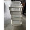 Image 2 : COMPACT DESK AND 3 DRAWER STORAGE RACK