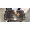 Image 2 : EASTERN GOLD GULT INLAY SIDE TABLE, IN GOOD ORIGINAL CONDITION