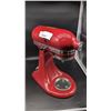 Image 1 : RED KITCHENAID STAND MIXER 300 W WORKING NO BOWL