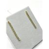 Image 2 : GOLD PLATED STERLING SILVER CZ (1CT) DROP STYLE EARRINGS, W/A $250.00.