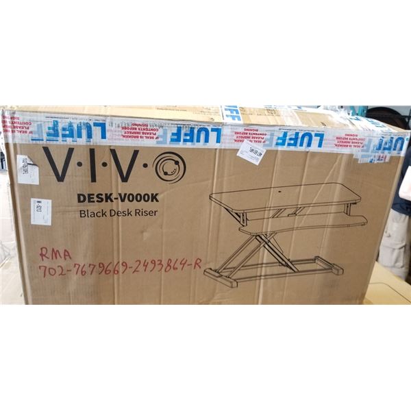 VIVO BLACK DESK RISER