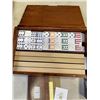 Image 2 : NEW YELLOW MOUNTAIN DOMINOS DOUBLE 12 GAME WITH WOODEN CASE AND RACKS, AND 2 NEW CHINESE CHESS SETS