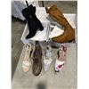 Image 1 : 6 PAIRS OF NEW WOMENS SHOES AND BOOTS, ASSORTED SIZE