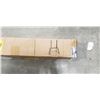Image 2 : VVIO DARK WALNUT / BLACK MOBILE EASEL TV STAND WITH SHELF
