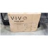 Image 1 : VIVO BLACK 2 IN 1 FOOTREST AND ERGONOMIC DESK STOOL