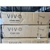 Image 2 : 2 VIVO SINGLE MONITOR DESK MOUNTS, DUAL MONITOR EXTRA TALL DESK MOUNT AND CLAMP ON KEYBOARD TRAY