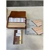Image 1 : NEW YELLOW MOUNTAIN DOMINOS DOUBLE 12 GAME WITH WOODEN CASE AND RACKS, AND 2 NEW CHINESE CHESS SETS