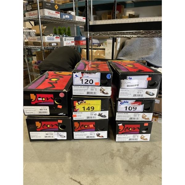 8 PAIRS OF ASSORTED LADIES SHOES