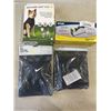 Image 1 : 2 SETS OF NIKE VOLLEYBALL KNEE PADS, 2 DOG RECOVERY SUITS AND EXCELL EXTRA WIDE TAPE DISPENSER