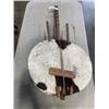 Image 1 : ANTIQUE WOODEN HIDE INSTRUMENT