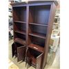 Image 2 : 2 PC SOLID WOOD LIBRARY BOOKSHELVES