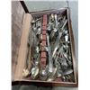 Image 1 : VINTAGE CANTEEN WITH ASSORED SILVER PLATE CUTLERY