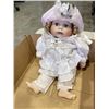 Image 2 : PORCELAIN CHINA DOLL, AND UNICORN PORCELAIN FIGURE