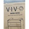 Image 2 : VIVO BLACK UNDER DESK SHELVING UNIT