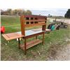 Image 8 : POTTING TABLE WITH DROPLEAF ENDS