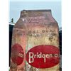 Image 2 : ANTIQUE METAL BRIDGEMAN MILK SIGN - HUGE! FROM MINOT, ND