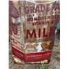 Image 4 : ANTIQUE METAL BRIDGEMAN MILK SIGN - HUGE! FROM MINOT, ND