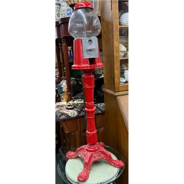 COIN OPERATED GUMBALL/CANDY DISPENSER