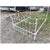 Image 3 : ANTIQUE METAL BED - FULL SIZED