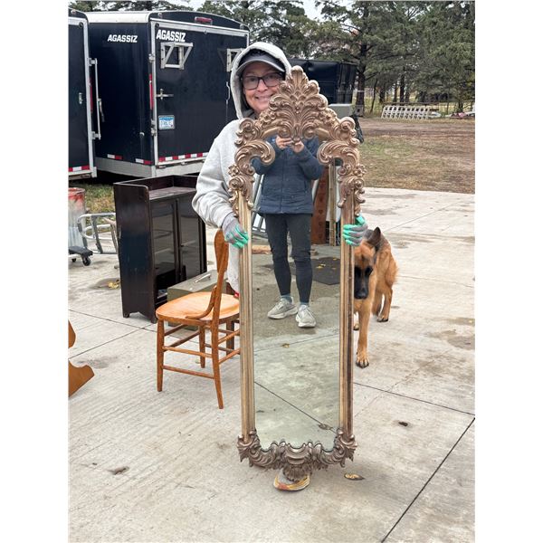 ORNATELY FRAMED MIRROR