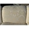 Image 9 : WHITE/CREAM SATIN DAMASK SOFA - GORGEOUS!