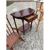Image 3 : CHILDREN'S CHAIR, DOLL HIGHCHAIR, AND END TABLE