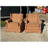 Image 2 : MATCHING PAIR OF ARMCHAIRS! (ALSO MATCHES GLIDER ROCKER IN LOT 27!)
