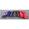 Image 2 : HAND WEIGHTS, LOT OF 4 PAIR (LOT OF 8)