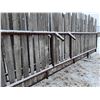 Image 1 : 2x Bid Price, 30 ft Free Standing Windbreak Panels, with removable boards/ Slats, 15 ft wide base
