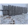 Image 3 : 2x bid price 30 ft Free Standing Windbreak Panels, with removable boards/ Slats, 15 ft wide base