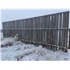 Image 1 : 2x bid price 30 ft Free Standing Windbreak Panels, with removable boards/ Slats, 15 ft wide base