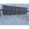 Image 1 : 2x bid price 30 ft Free Standing Windbreak Panels, with removable boards/ Slats, 15 ft wide base