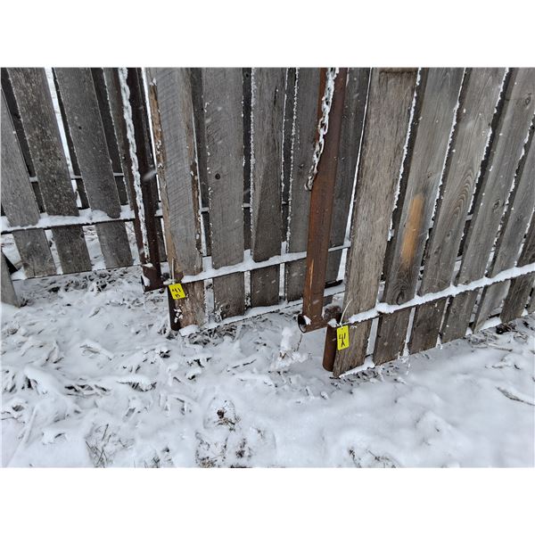 2x bid price 30 ft Free Standing Windbreak Panels, with removable boards/ Slats, 15 ft wide base