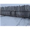 Image 1 : 2x bid price 30 ft Free Standing Windbreak Panels, with removable boards/ Slats, 15 ft wide base