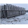 Image 3 : 2x bid price 30 ft Free Standing Windbreak Panels, with removable boards/ Slats, 15 ft wide base