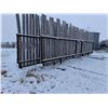 Image 2 : 2x bid price 30 ft Free Standing Windbreak Panels, with removable boards/ Slats, 15 ft wide base