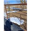 Image 5 : 24' x 5.5' Steel Corral Panel w/Trough Space
