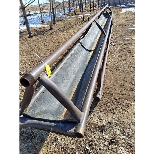 28' x 2' Steel Framed Feed Trough