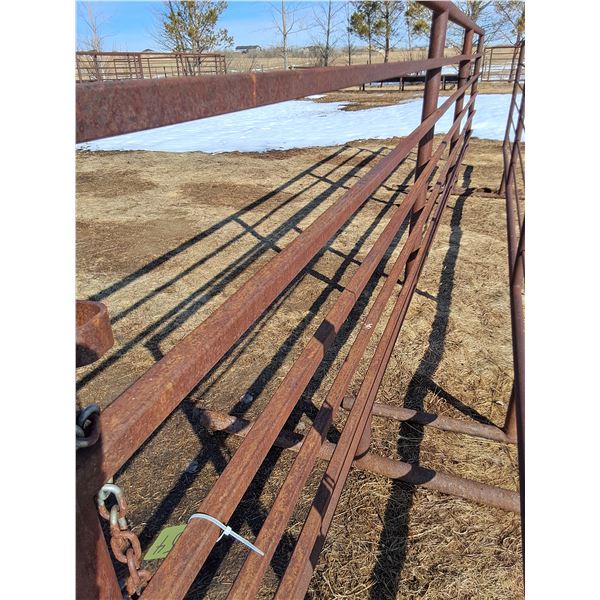 24' x 5.5' Steel Corral Panel w/Square Tubing