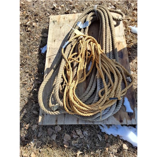 (2) Ropes (60' - 1" & 66' - 1/2")